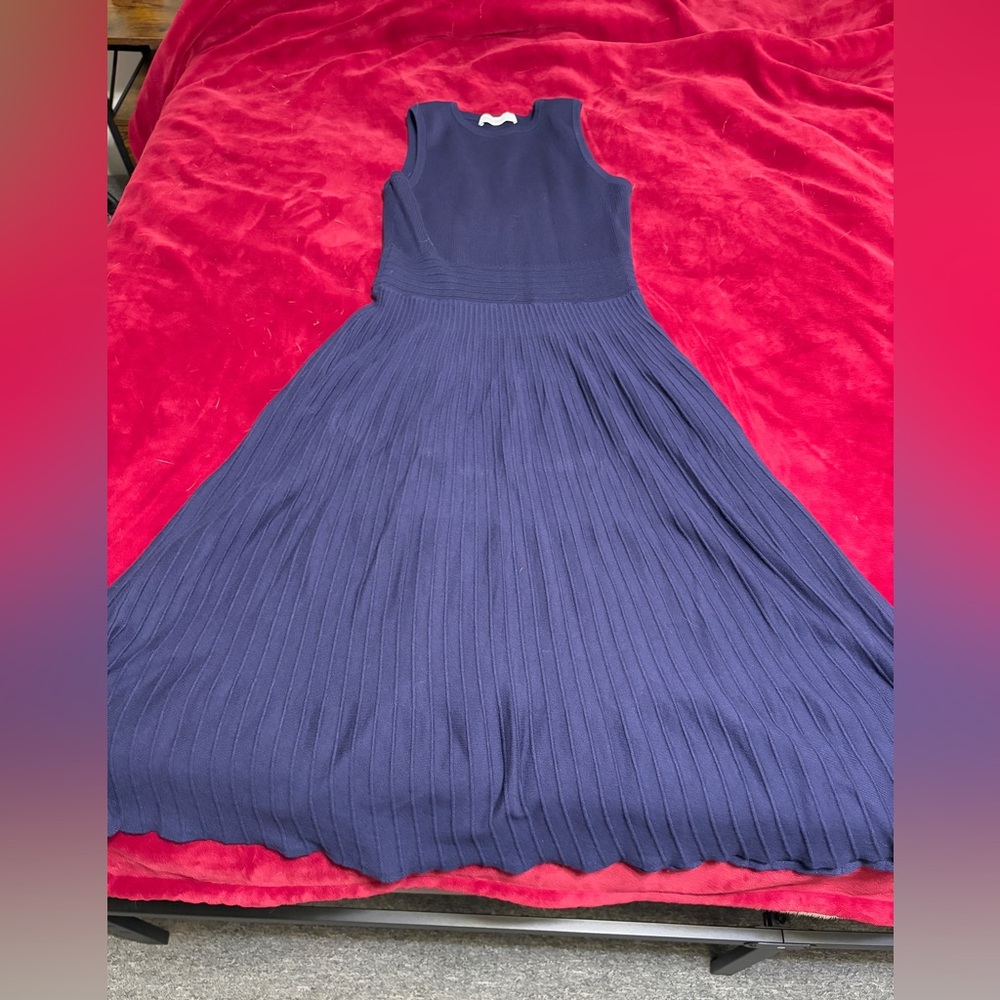 Elegant Navy Blue Dress